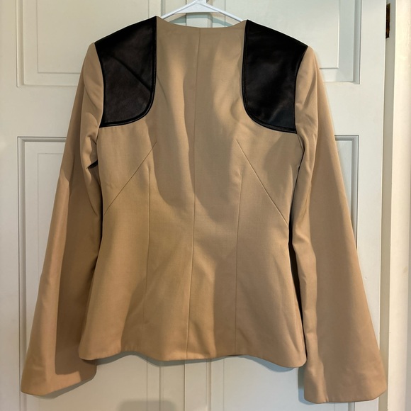 Karolina Zmarlak Jacket Size 4, Leather and Wool - Picture 3 of 8
